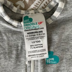 Swaddle Up zipper swaddle (XS)